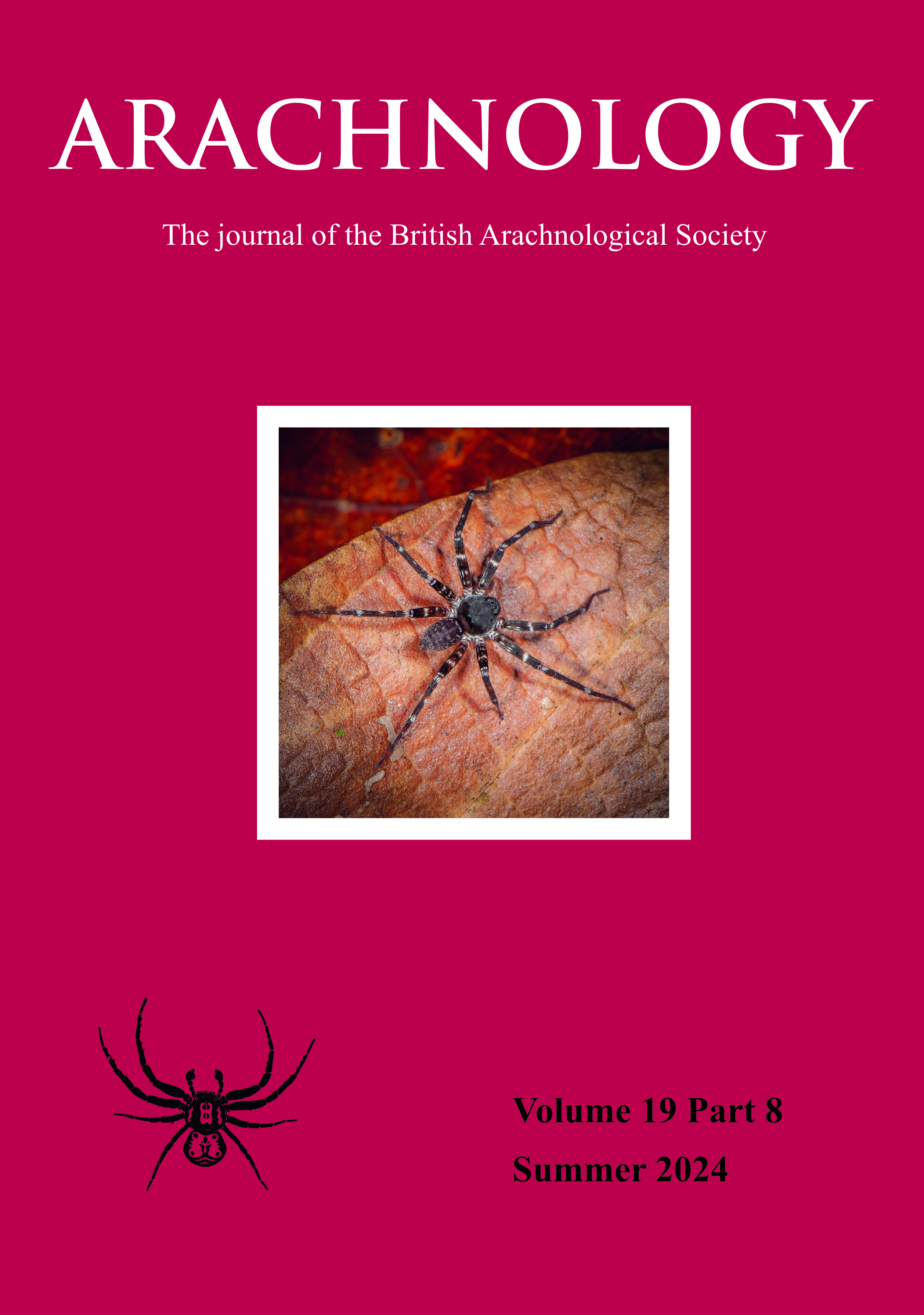 Arachnology cover